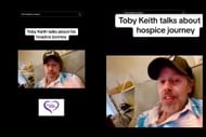 Claims of the musician sharing a "hospice" video go viral (Image via henrymasonjr/TikTok)